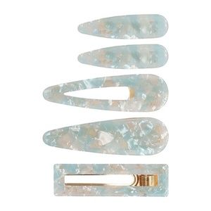 Mixit Blue Resin 5-pc. Hair Clip